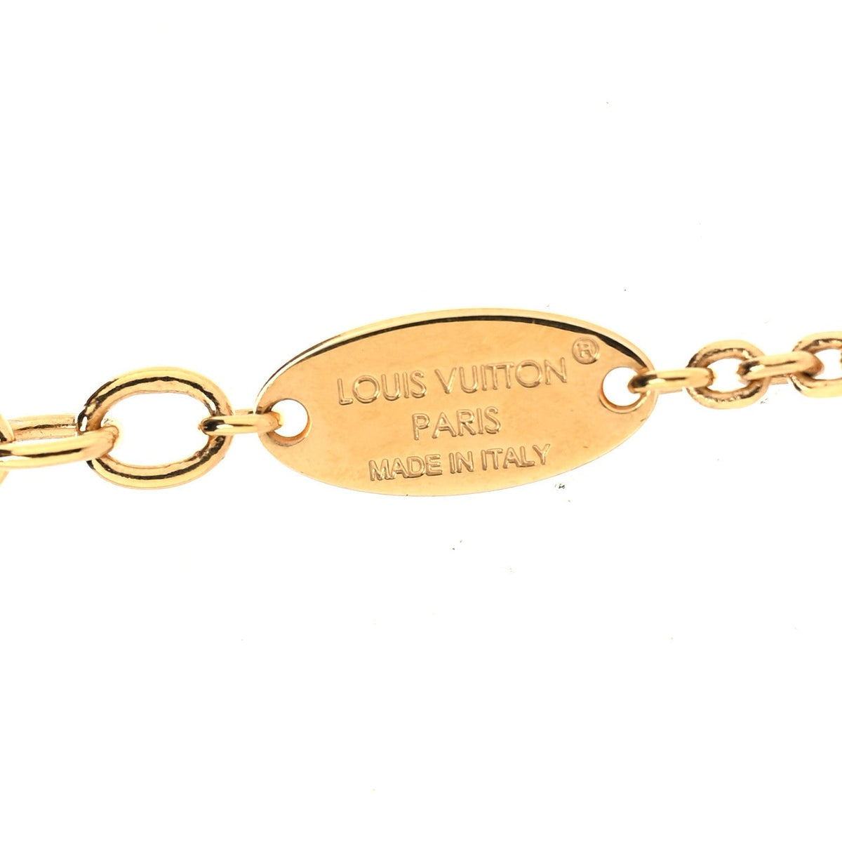 Louis Vuitton Metal Blooming Supple Necklace Gold