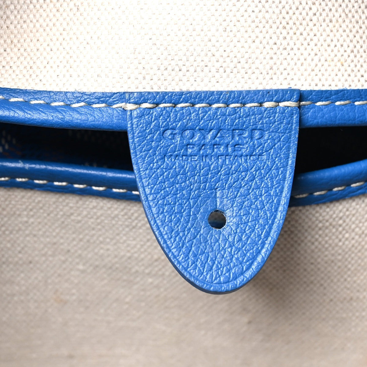 Goyard Goyardine Artois PM Tote Sky Blue