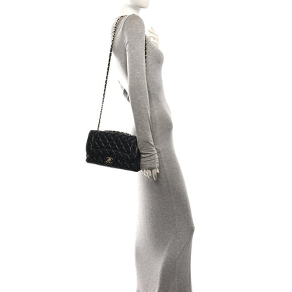 Chanel Lambskin Quilted Medium Mademoiselle Chic Flap Black