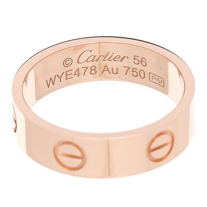 Cartier 18K Pink Gold 5.5mm LOVE Ring 56 7.5