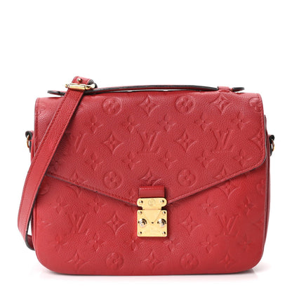 Louis Vuitton Empreinte Pochette Metis Bag Cherry