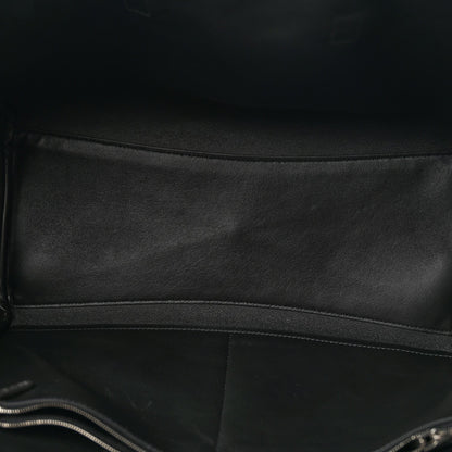 Balenciaga Smooth Calfskin Medium Bel Air Carry All Bag Black
