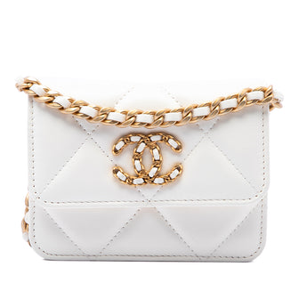 19 Wallet on Chain Quilted Lambskin