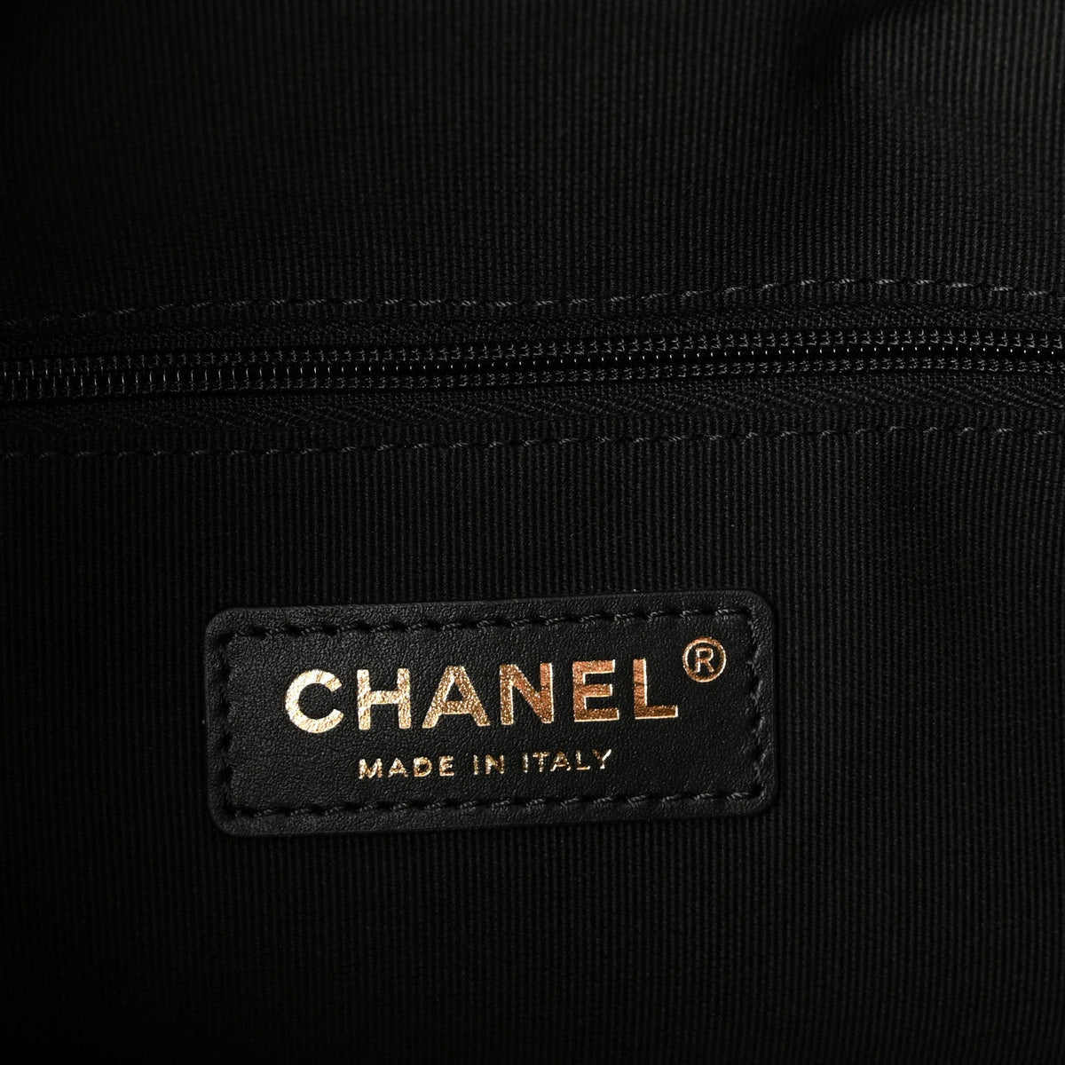 Chanel Calfskin Quilted Small Coco Base Shopping Bag Black 1819266