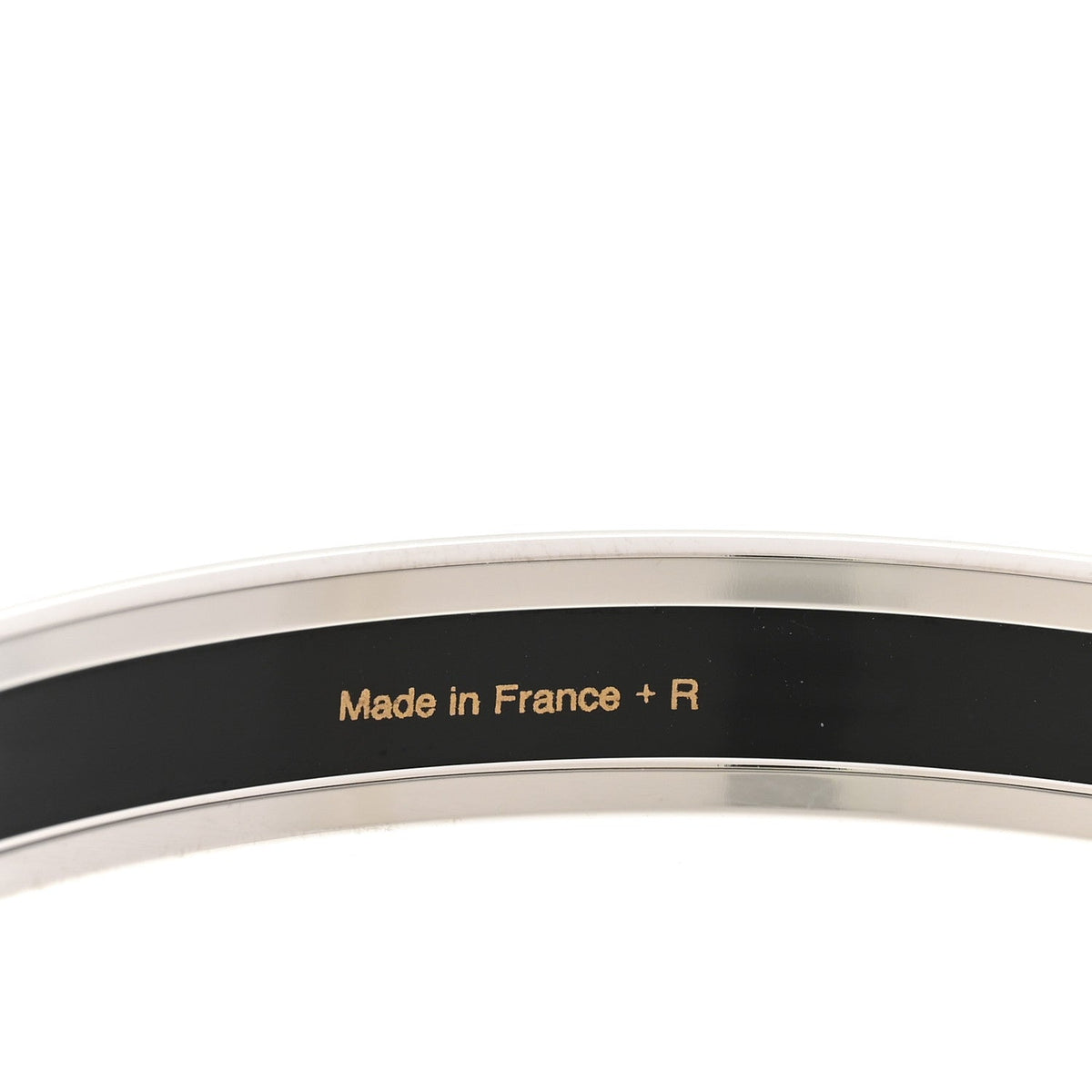 Hermes Enamel Printed Extra Narrow Bracelet 60 Pink