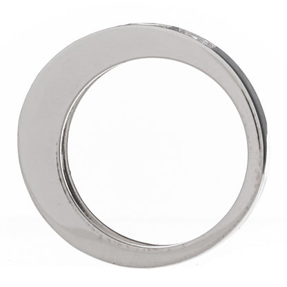 Cartier 18K White Gold Diamond Tectonic Band Ring