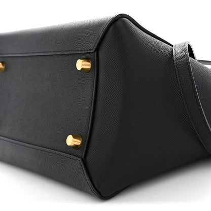 Celine Grained Calfskin Mini Belt Bag Black