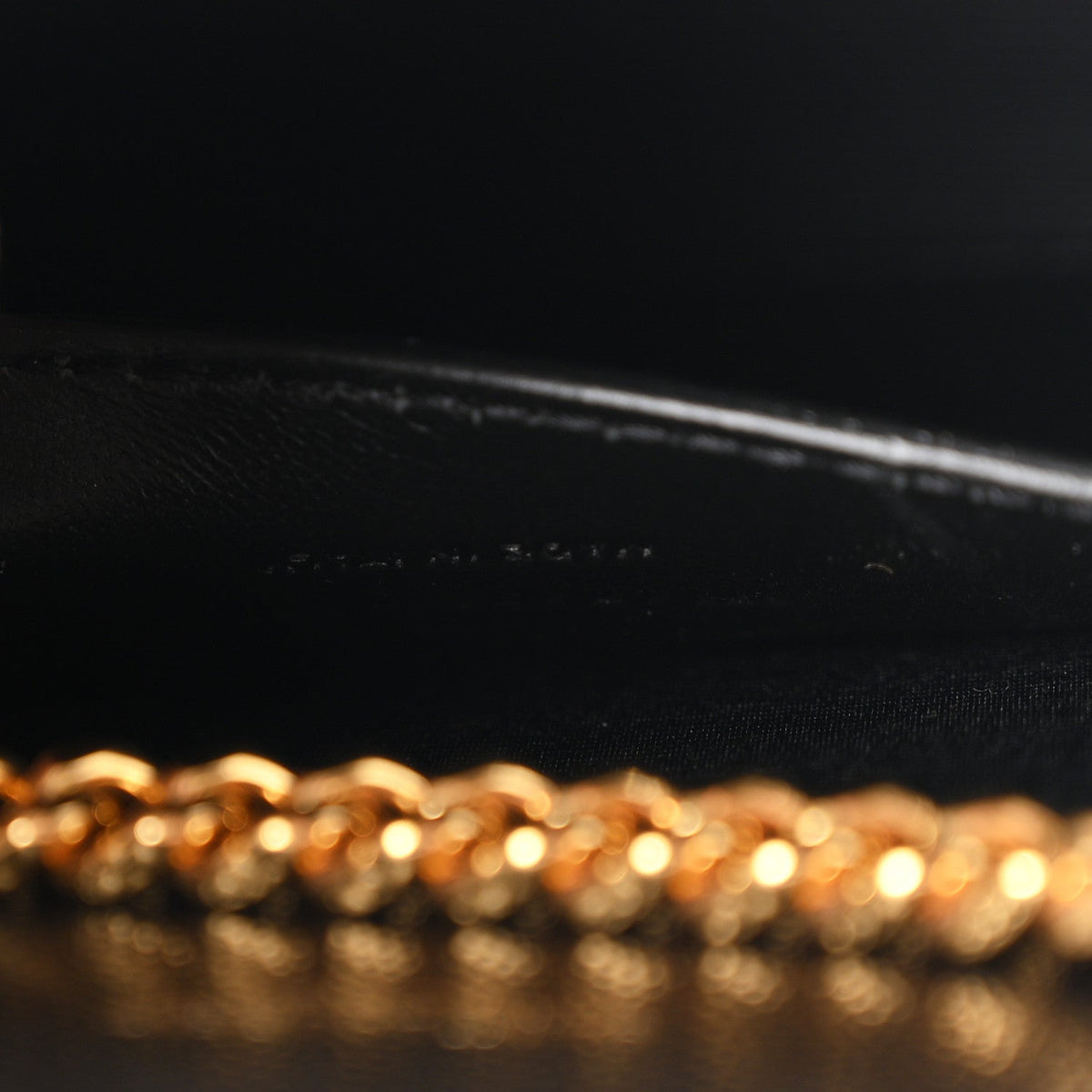 Saint Laurent Grain De Poudre Small Classic Monogram Kate Tassel Satchel Black