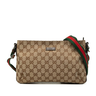 Web Strap Messenger Bag GG Canvas Small
