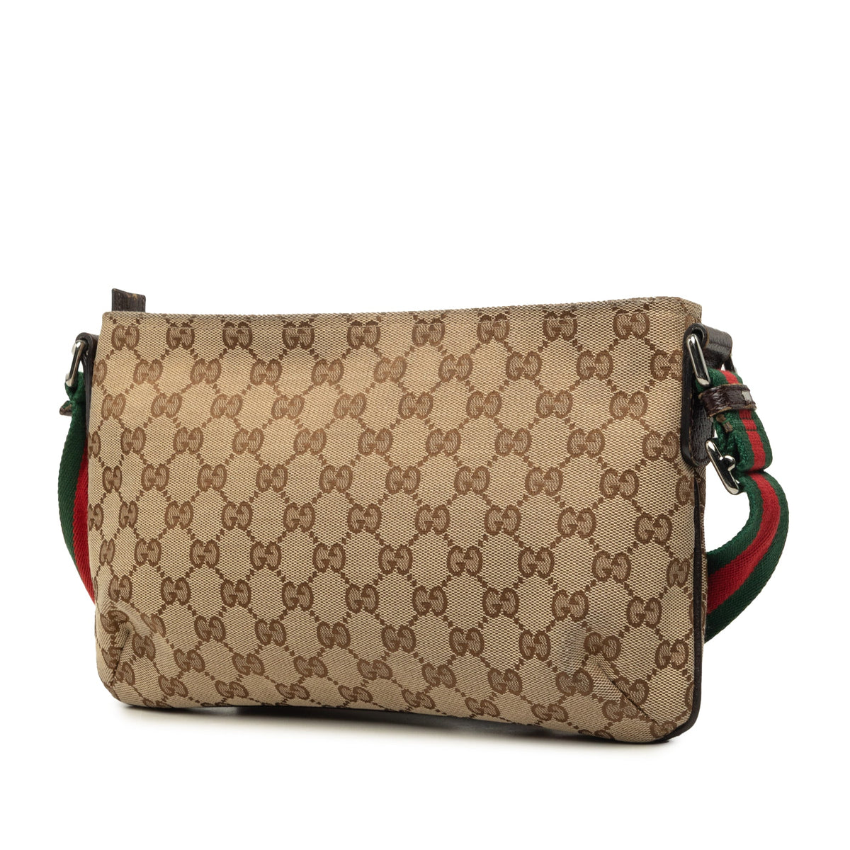 Web Strap Messenger Bag GG Canvas Small