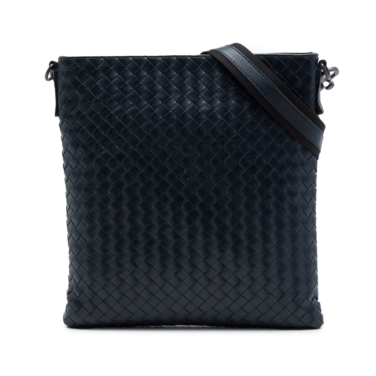 Flat Messenger Bag Intrecciato Nappa Medium