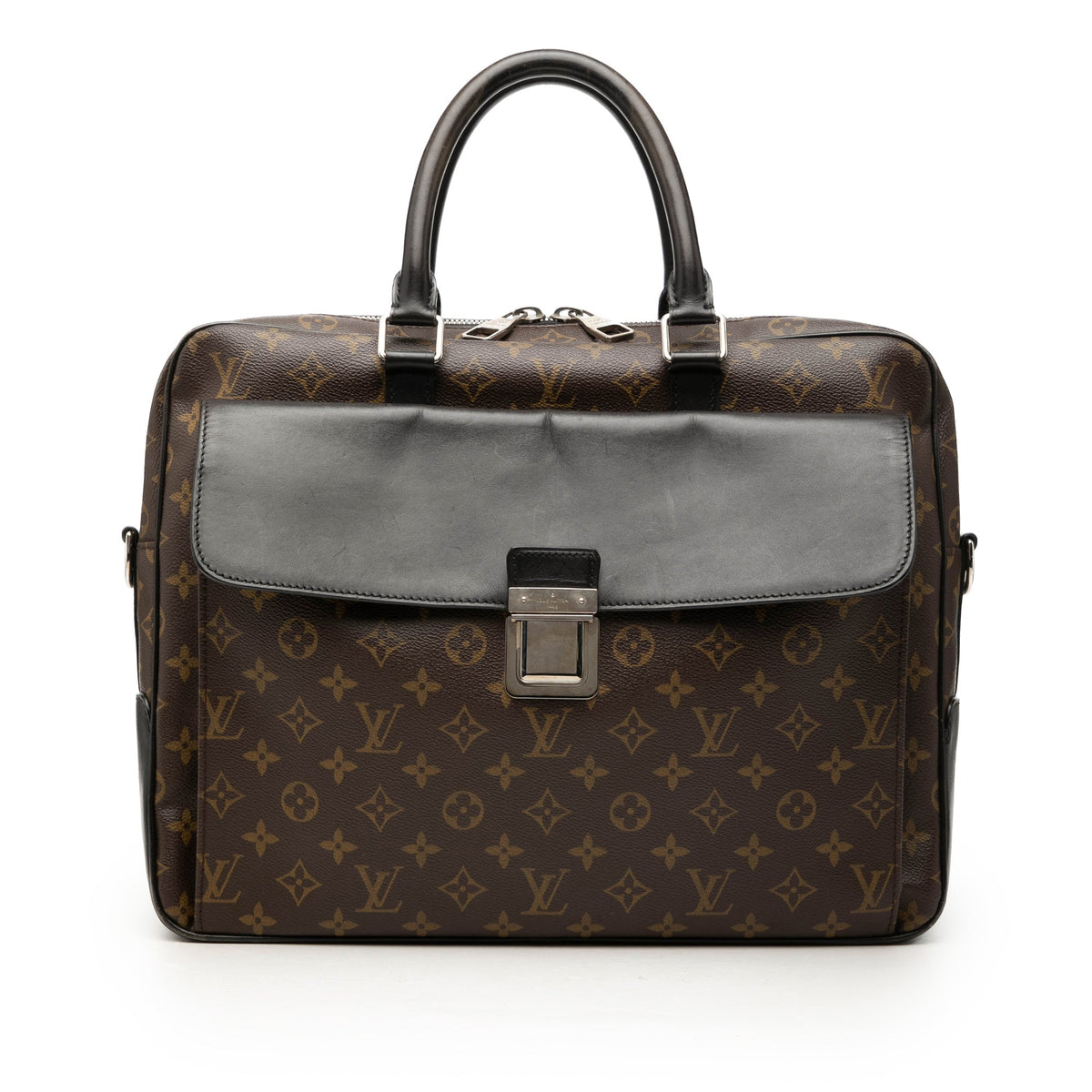 Soft Briefcase Macassar Monogram Canvas