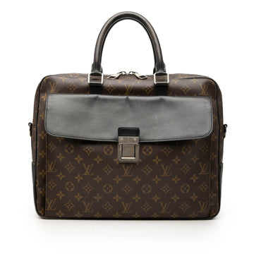 Soft Briefcase Macassar Monogram Canvas