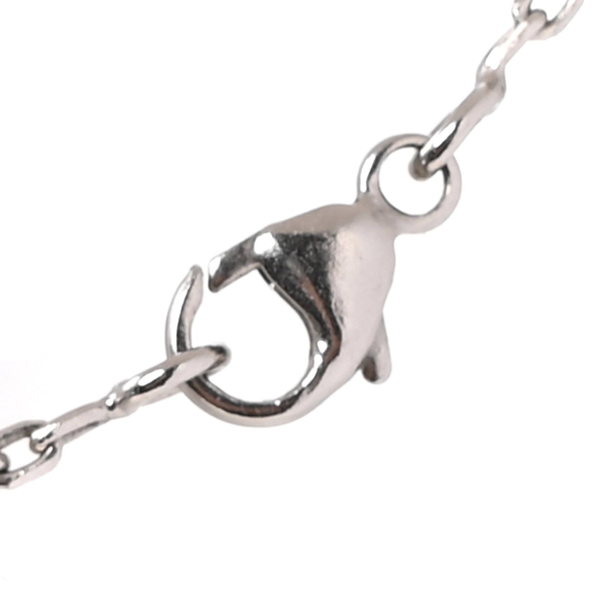 Hermes Lacquered Palladium Mini Pop H Pendant Necklace Black