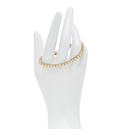 Parker & West 14K Yellow Gold Diamond 6.45ctw Tennis Bracelet