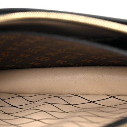 Louis Vuitton Reverse Monogram Trunk Clutch Bag Brown