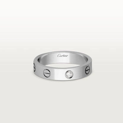 18K Gold Diamond Cartier Love Ring