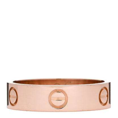 Cartier 18K Pink Gold 5.5mm LOVE Ring 61 9.5