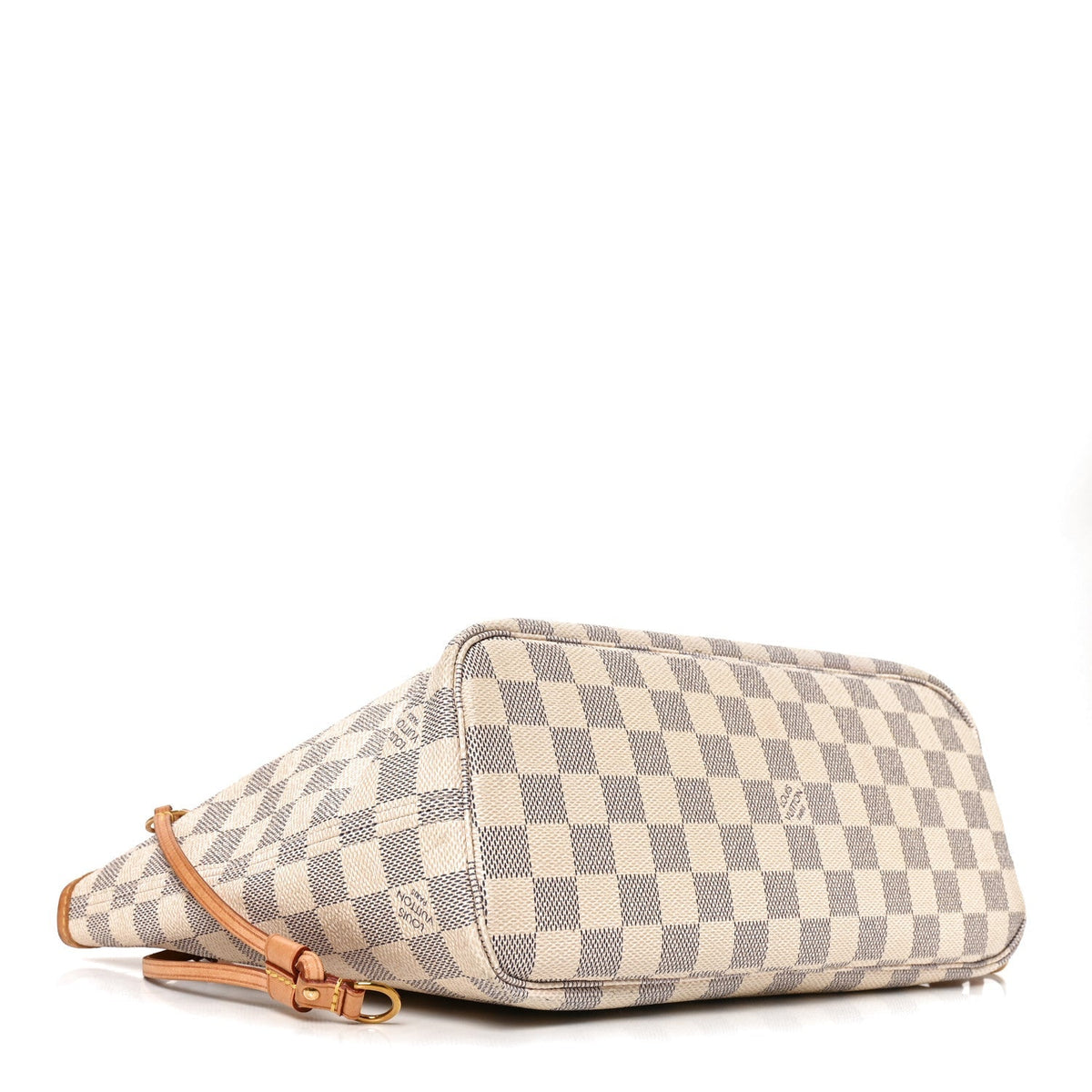 Louis Vuitton Damier Azur Neo Neverfull PM Tote Bag Blue and White