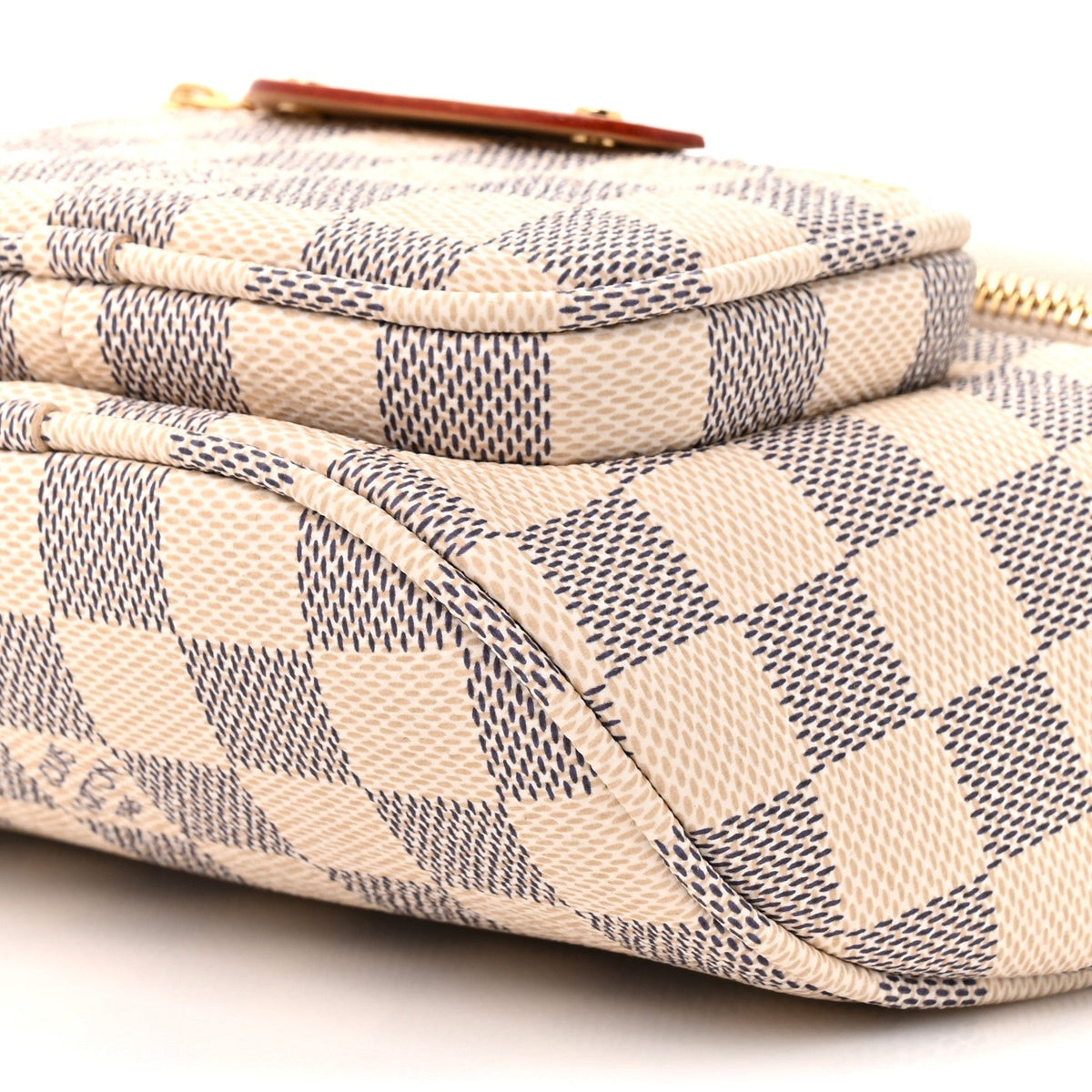 Louis Vuitton Damier Azur Mini Bumbag White