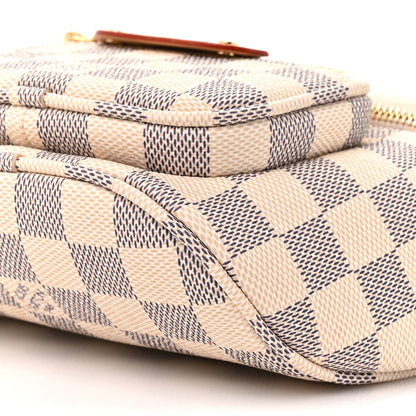 Louis Vuitton Damier Azur Mini Bumbag White