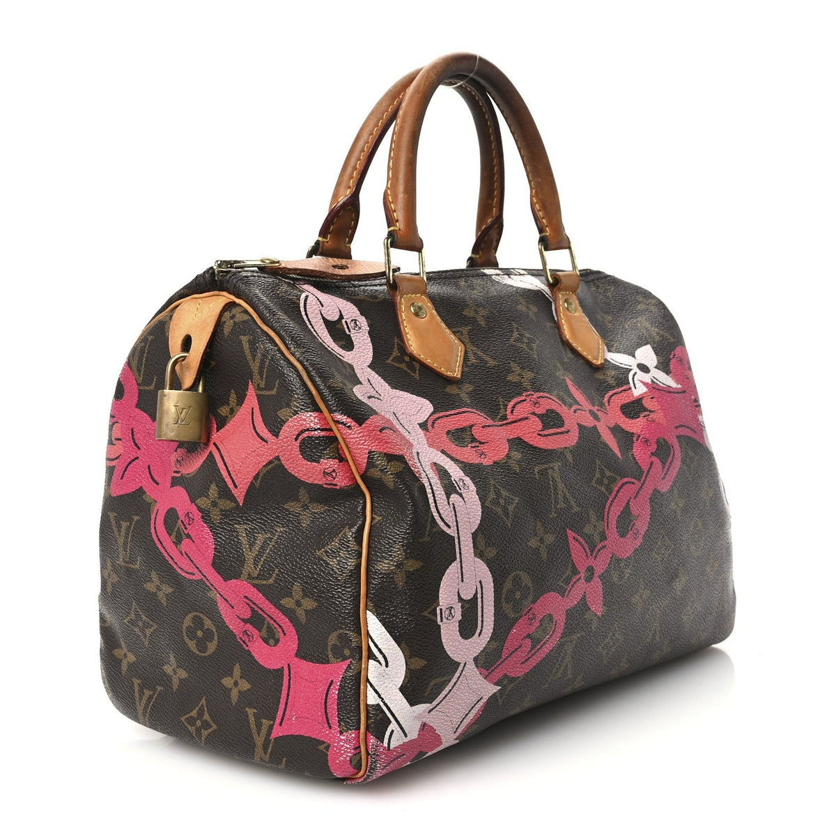 Louis Vuitton Monogram Canvas Speedy 30 Rose Ballerine Poppy