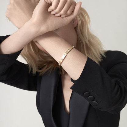 18K Gold Diamonds Cartier Love Bracelet