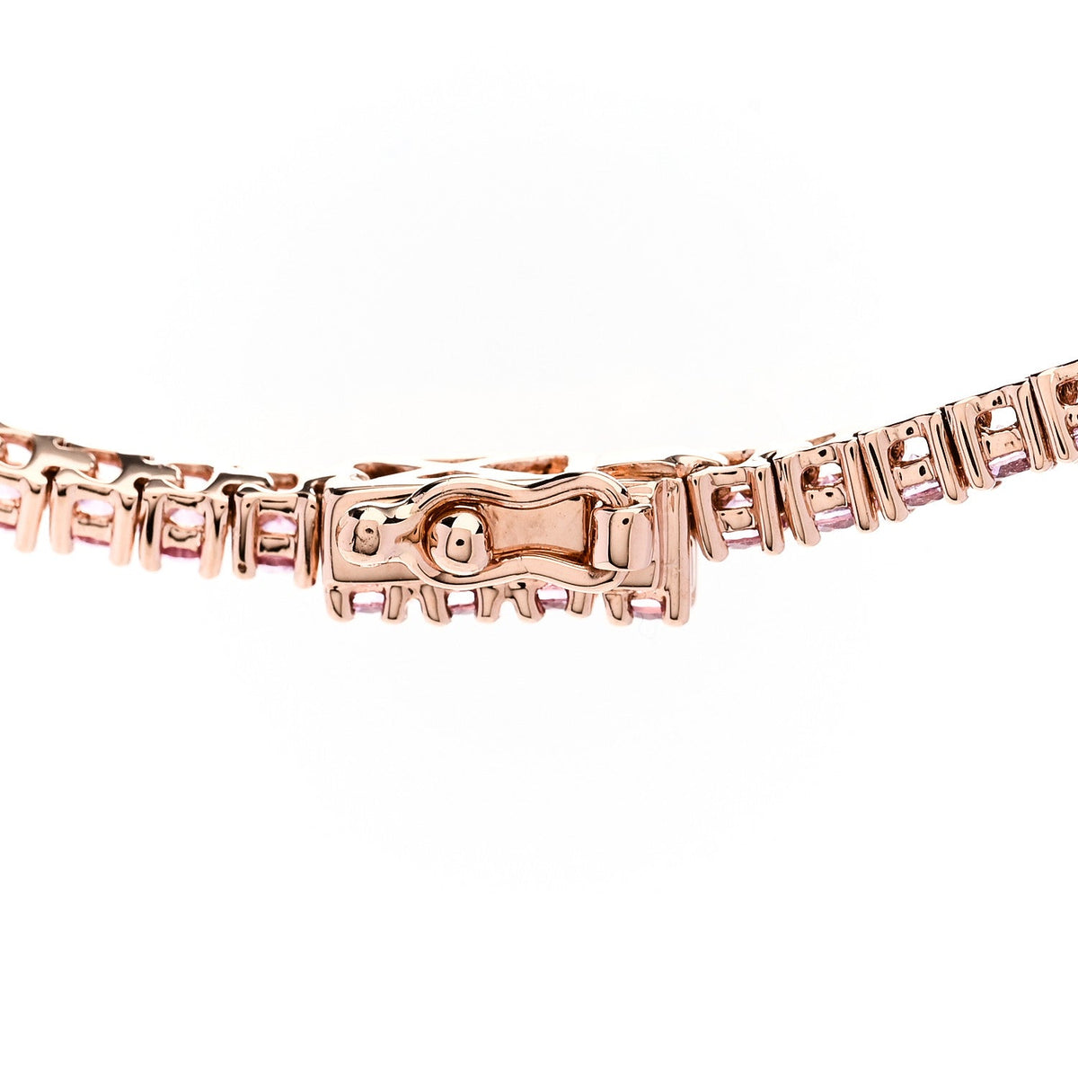 Anita Ko 18K Rose Gold Pink Sapphire Hepburn Choker Necklace