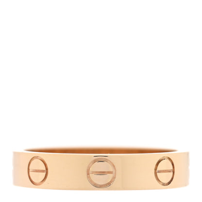 Cartier 18K Yellow Gold 3.5mm LOVE Wedding Band Ring 49 4.75