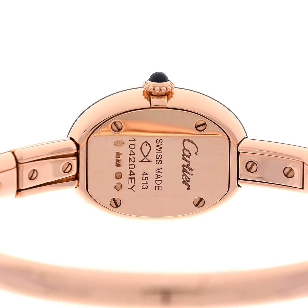 Cartier 18K Pink Gold 19mm Baignoire Quartz Watch