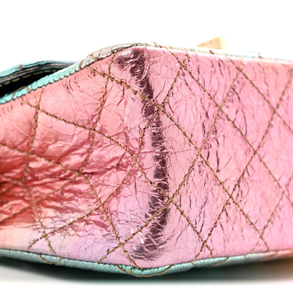 Chanel Metallic Goatskin Quilted Mini 2.55 Reissue Flap Multicolor