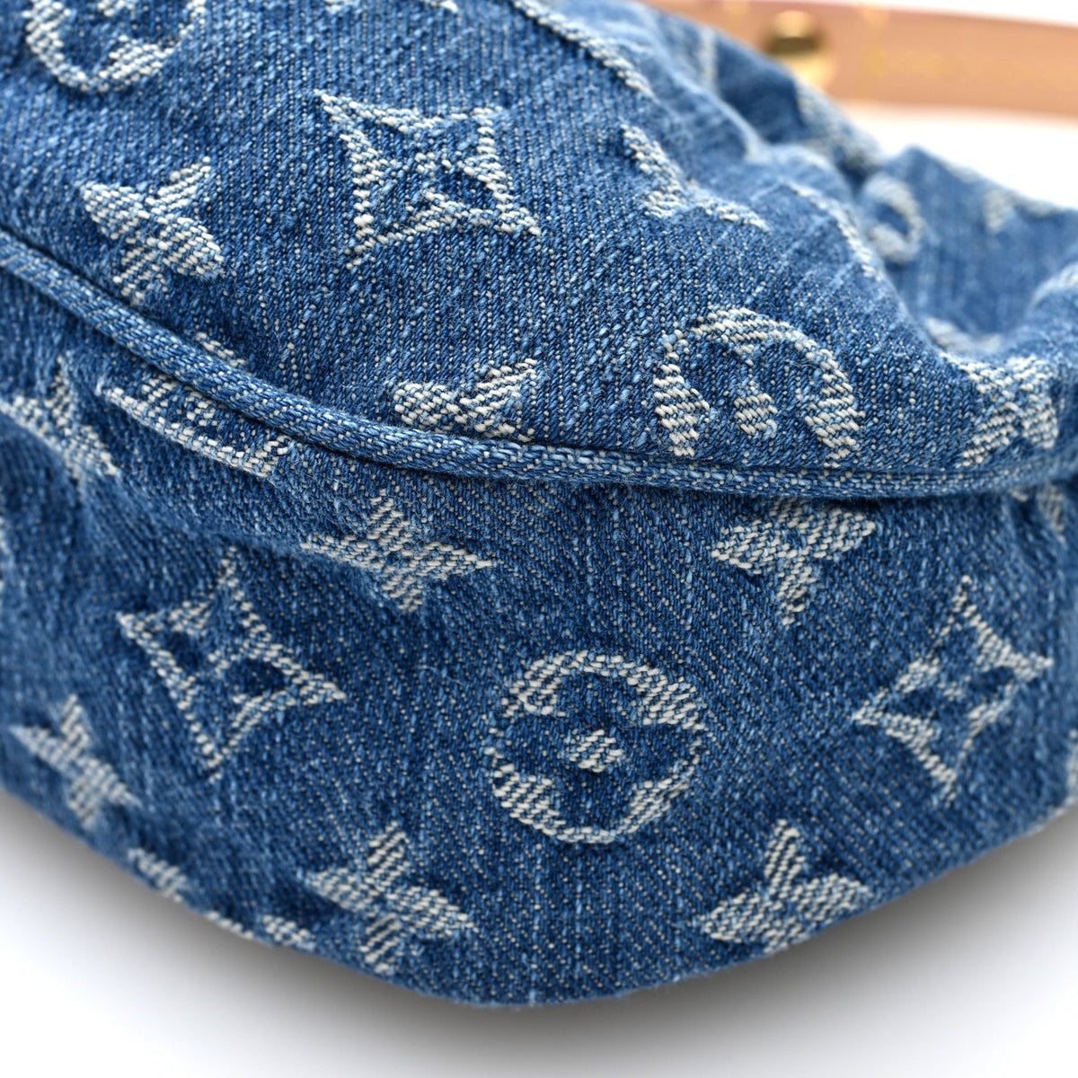 Louis Vuitton Monogram Denim Pochette Valley Blue