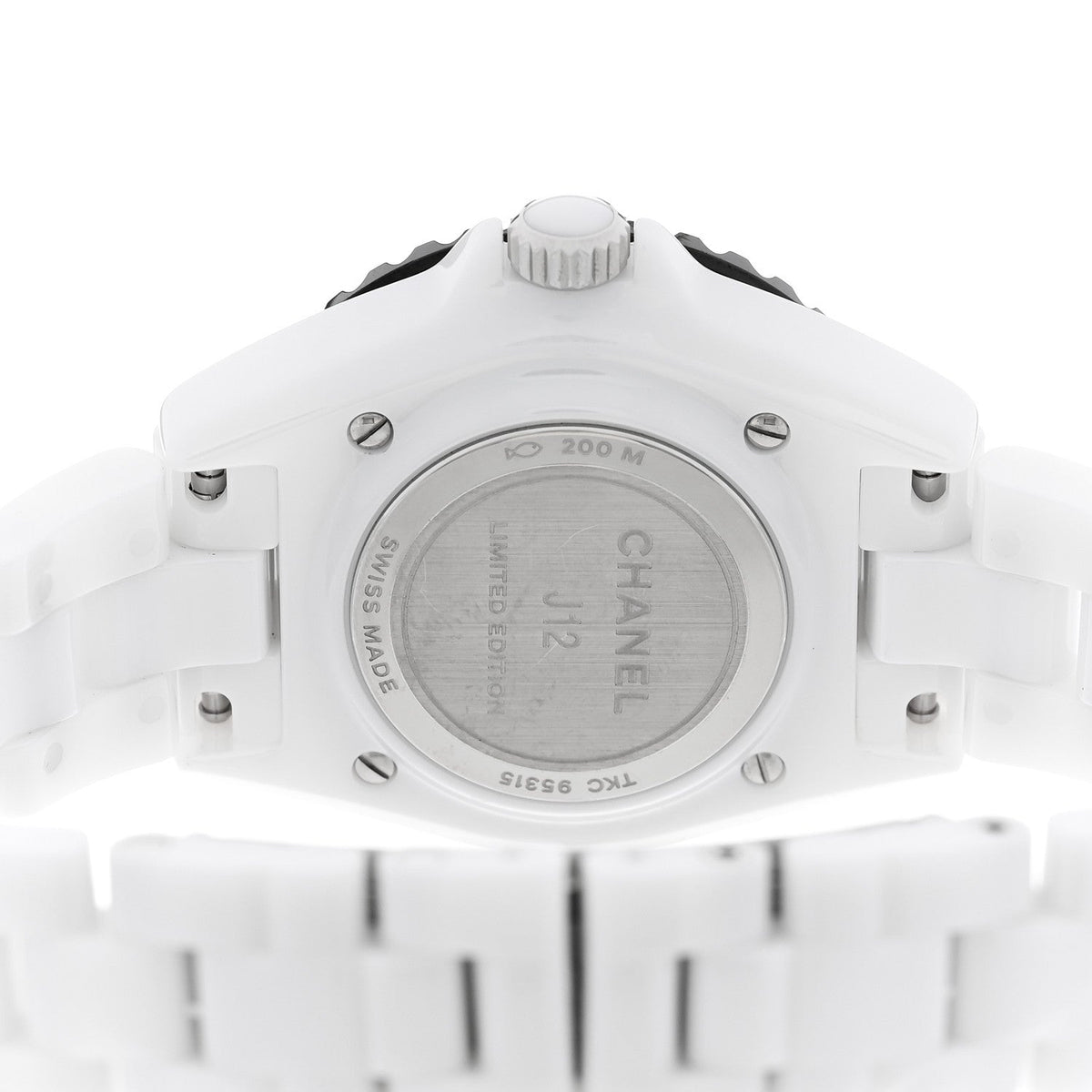 Chanel Stainless Steel Ceramic 33mm J12 Couture Watch White