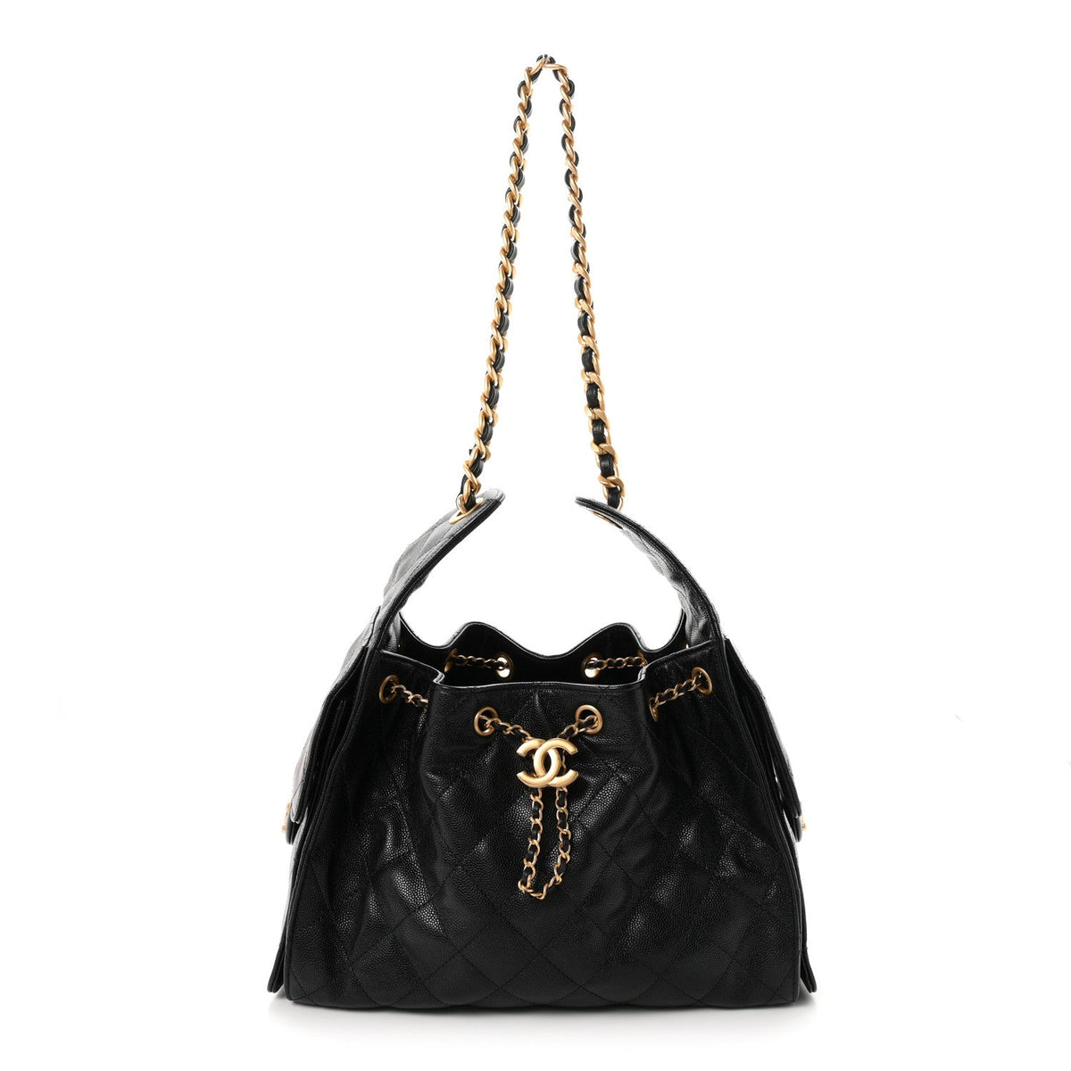 Chanel Caviar Quilted Small Chanel 25 Handbag Black