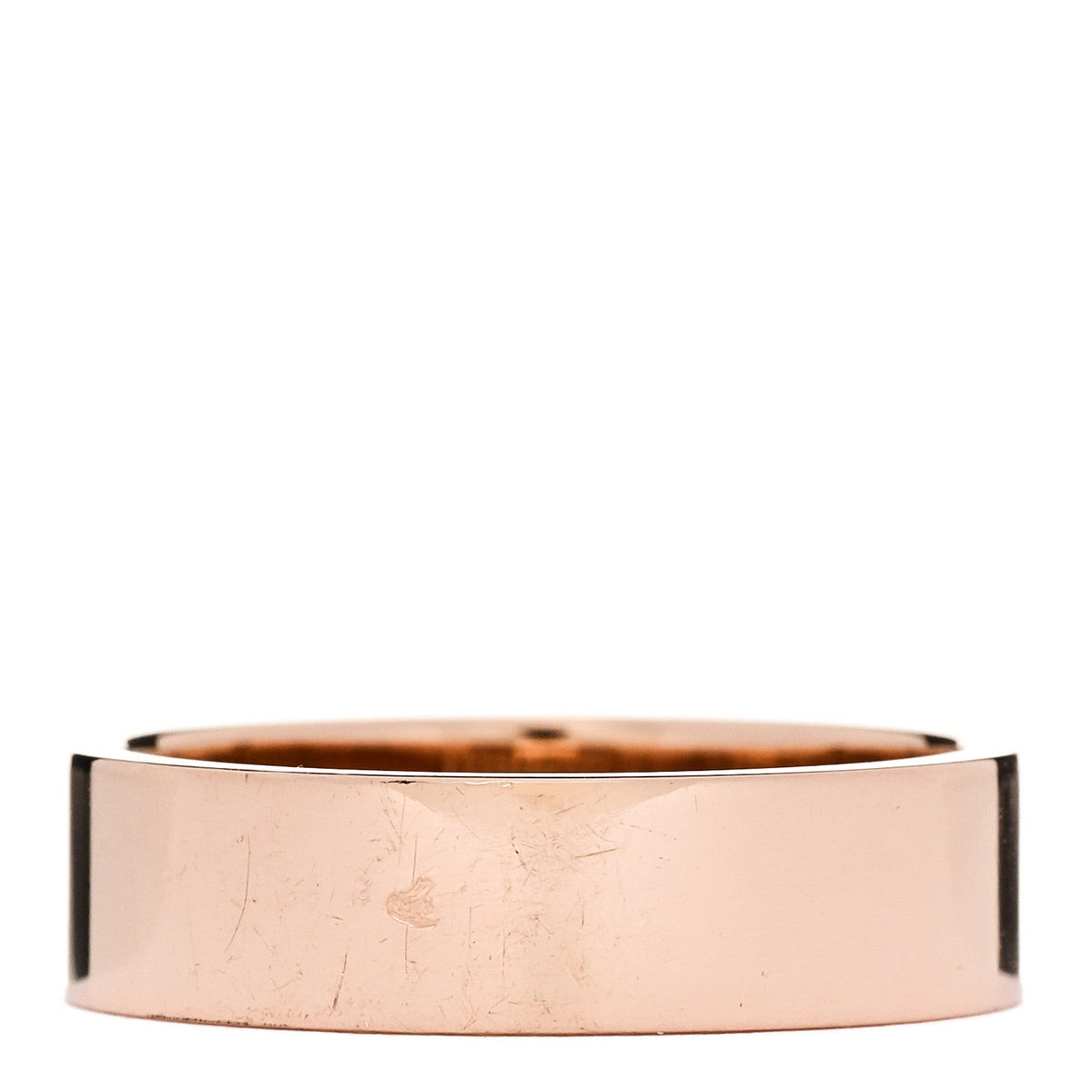 Hermes 18K Rose Gold PM Collier De Chien Ring