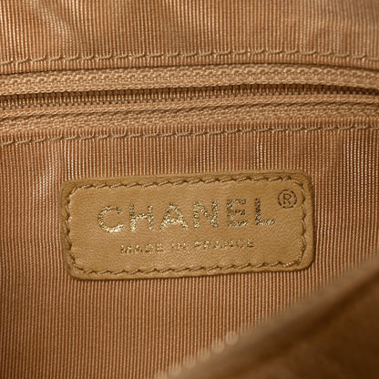 Chanel Caviar Quilted Timeless CC Shoulder Bag Beige