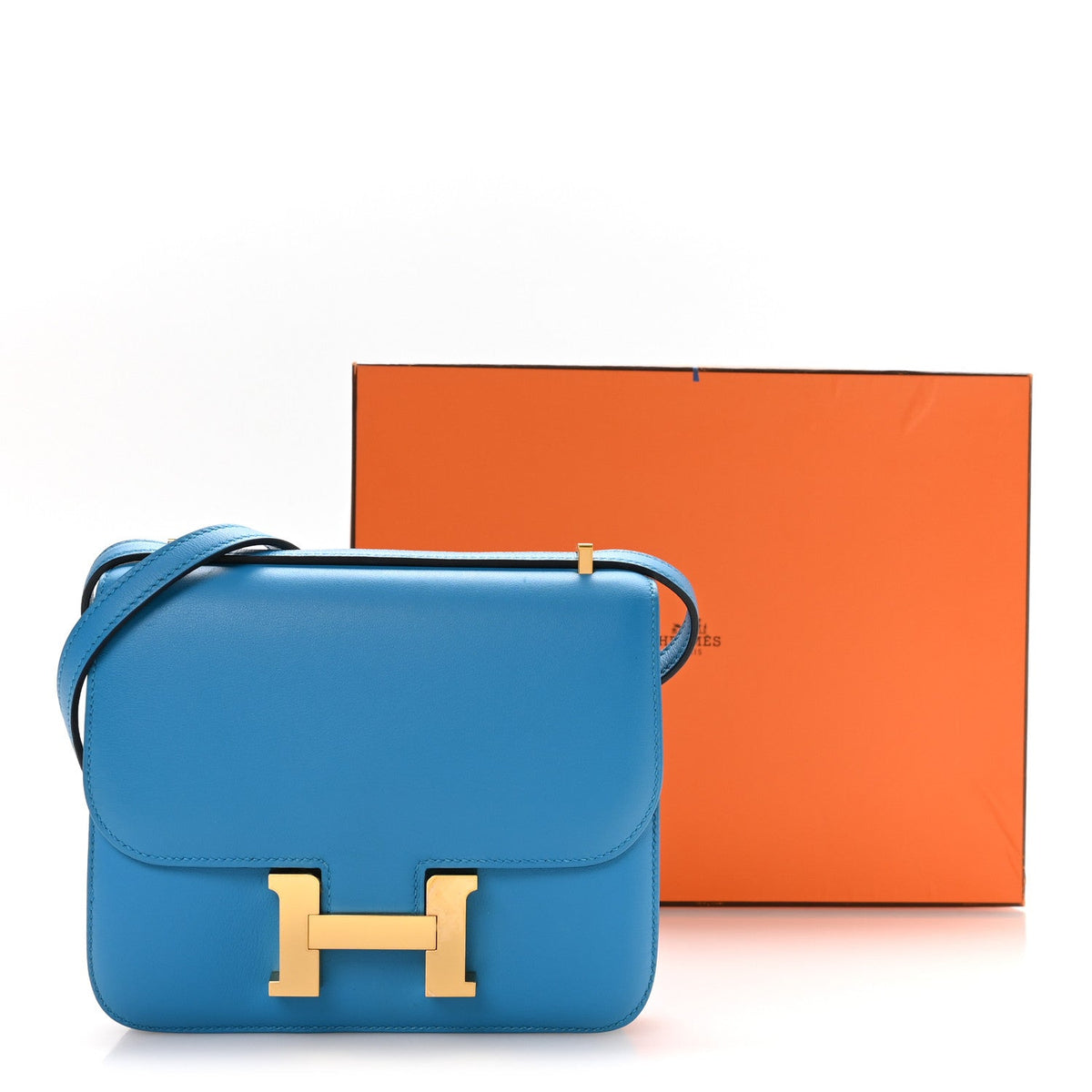 Hermes Swift Constance 18 Bleu Frida