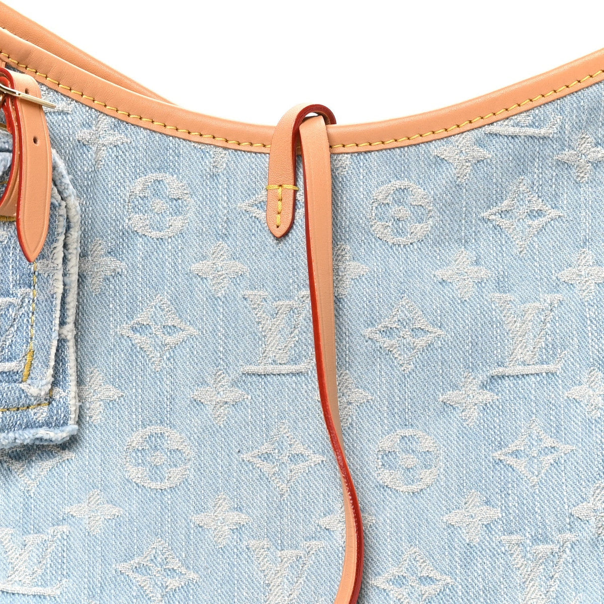 Louis Vuitton Monogram Denim CarryAll PM Sky Blue