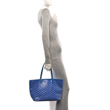 Goyard Goyardine Artois PM Tote Sky Blue