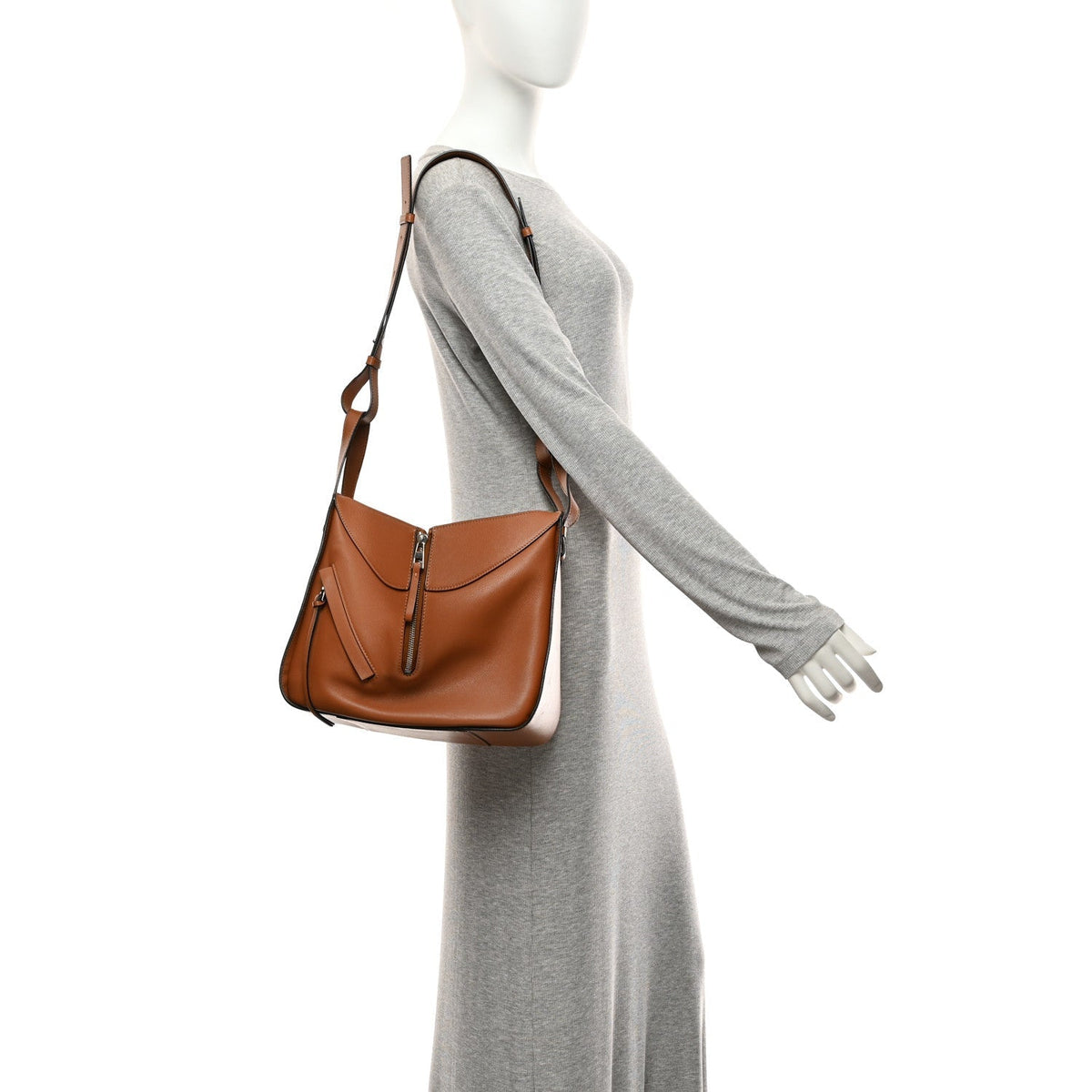 Loewe Calfskin Small Hammock Shoulder Bag Tan 1976684