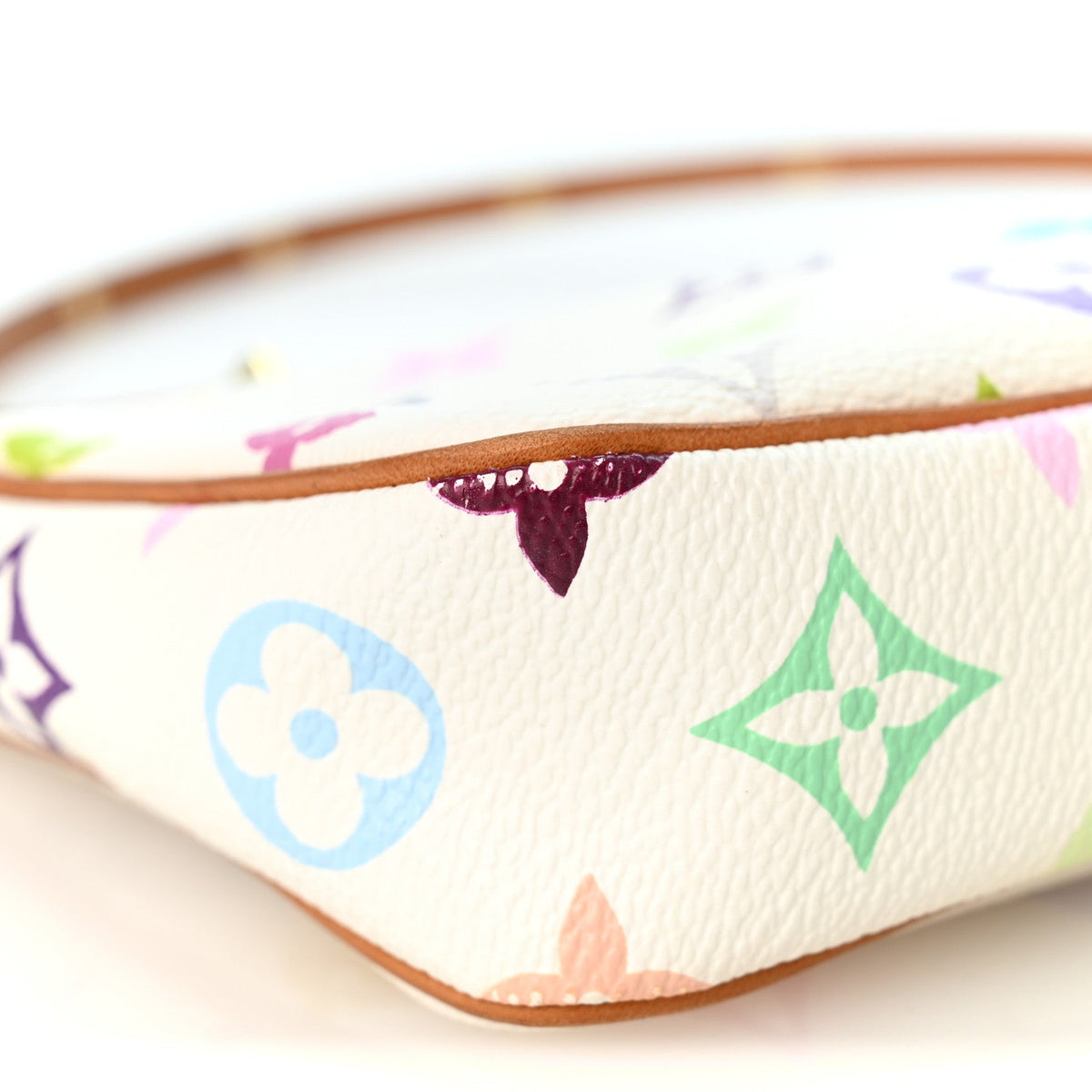 Louis Vuitton Monogram Multicolor Pochette Accessories White 1986710