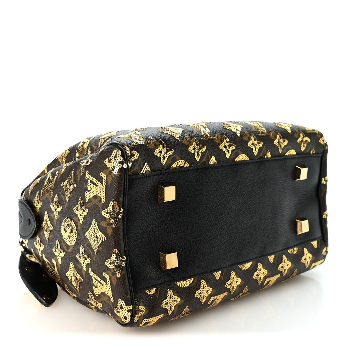 Louis Vuitton Monogram Sequins Eclipse Speedy 28 Gold