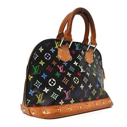 Louis Vuitton Monogram Multicolor Alma Bag Black