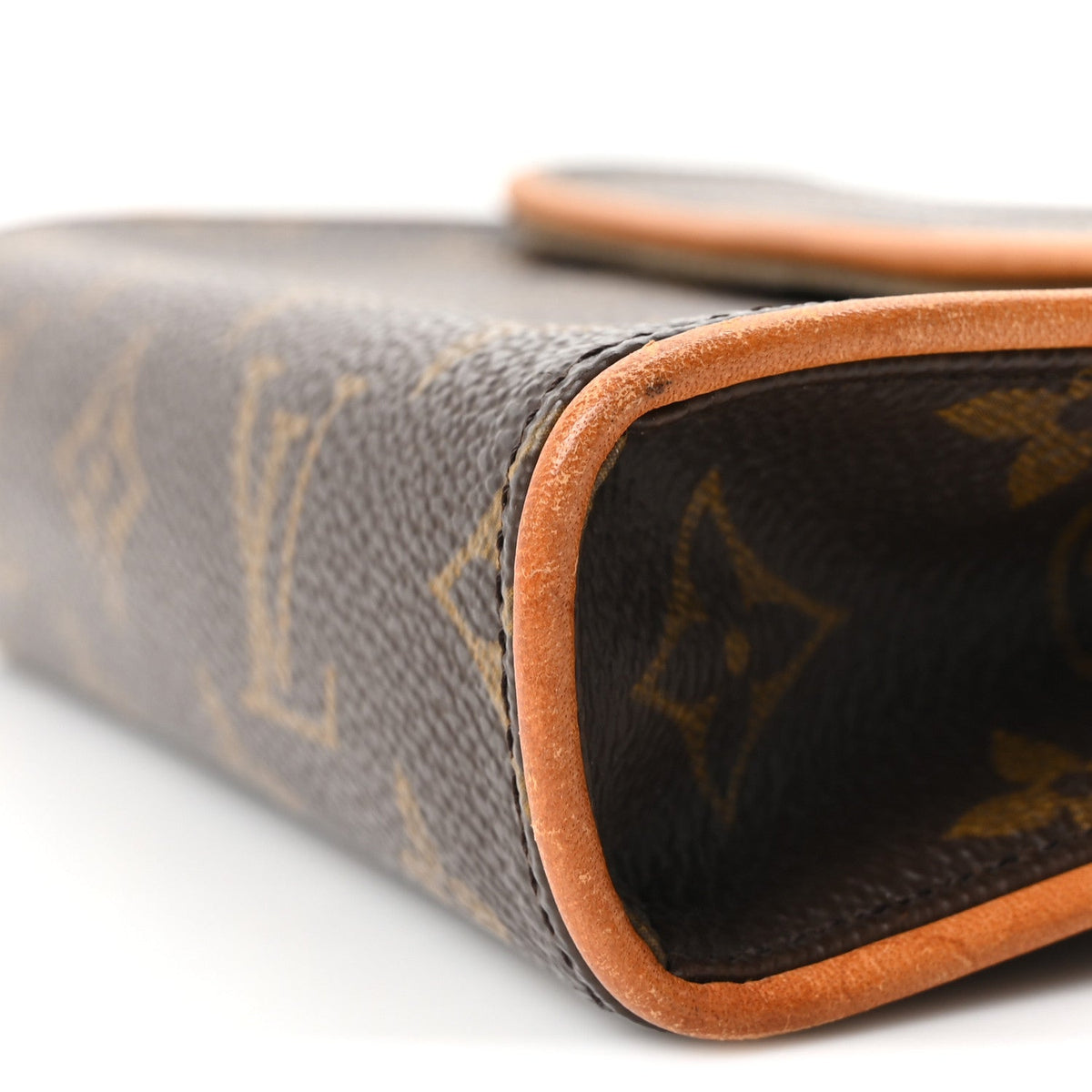 Louis Vuitton Monogram Pochette Florentine S Brown