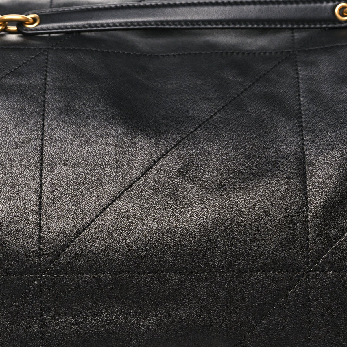 Saint Laurent Lambskin Matelasse Monogram Large Jamie 4.3 Shoulder Bag Black 1901958