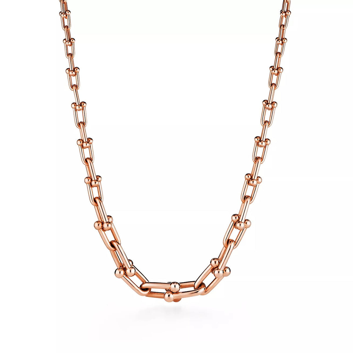 18K Rose Gold Tiffany HardWear Necklace