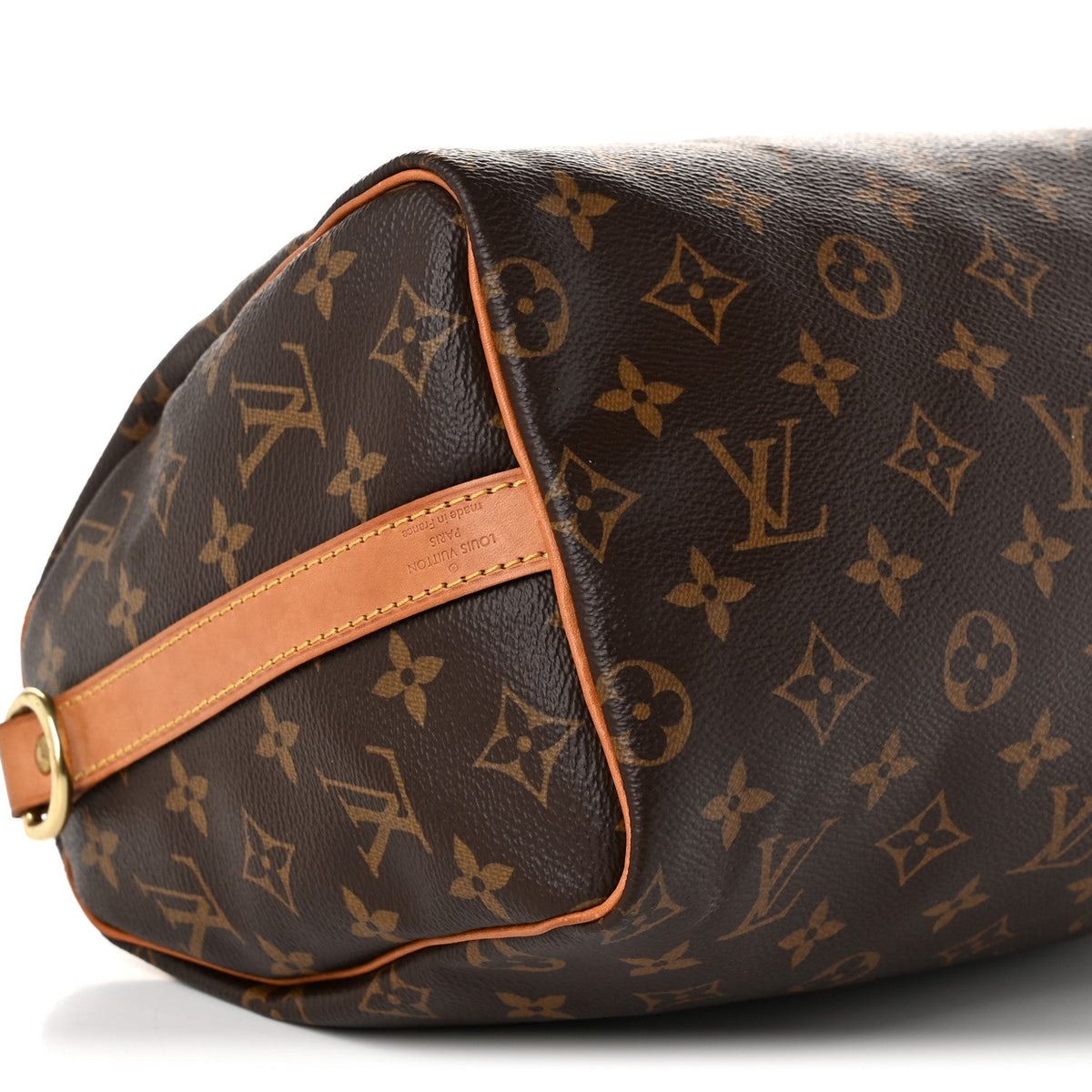 Louis Vuitton Monogram Speedy Bandouliere 25 Brown