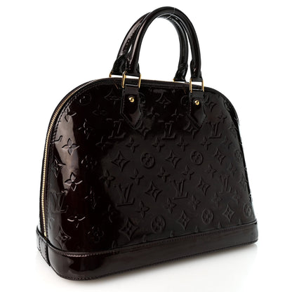 Louis Vuitton Vernis Alma PM Bag Amarante