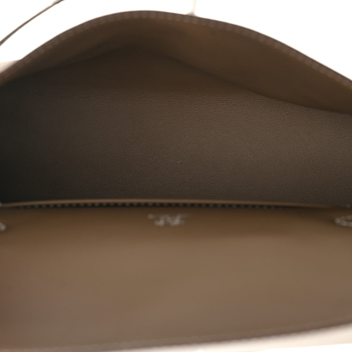 Hermès Swift Kelly Pochette Clutch Etoupe