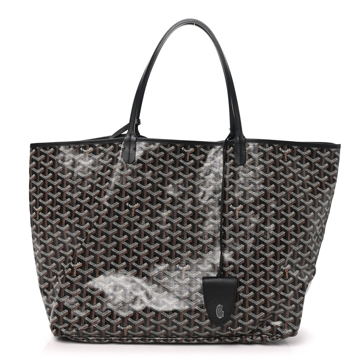 Goyard Goyardine Saint Louis GM Tote Bag Black